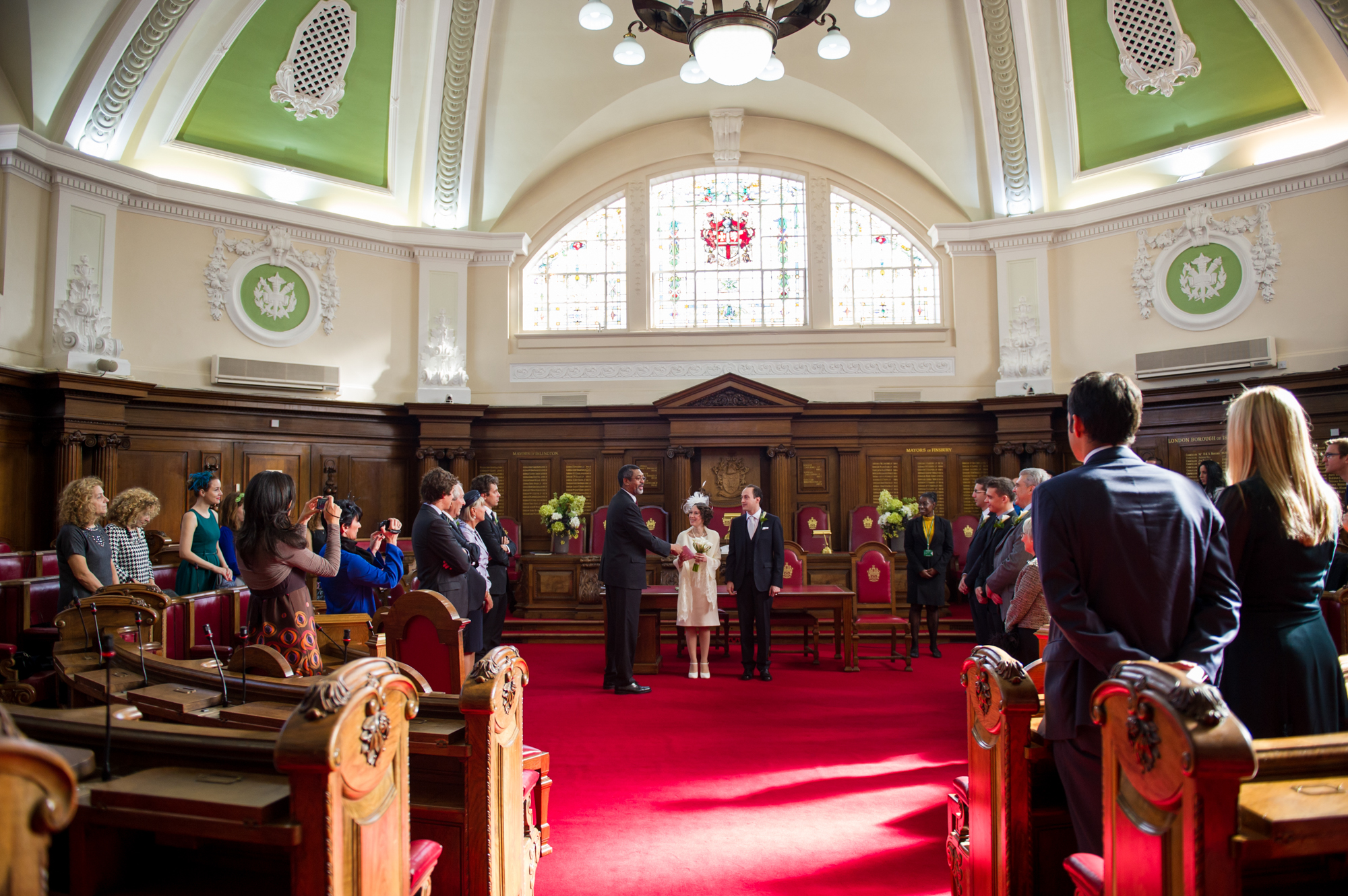 islington town hall micro wedding ceremony photography